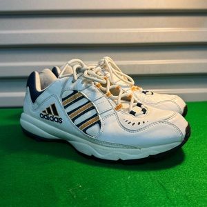 Vtg og adidas torsion the jet navy white gold running shoes 1998 sz 7 women’s.